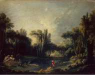 Boucher Francois Landscape with a Pond  - Hermitage